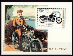 Guinea Ecuatorial 329 2004 Motocicletas HB MNH - Other & Unclassified