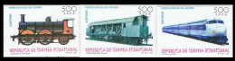 Guinea Ecuatorial 206/08 1995 Ferrocarriles MNH - Sonstige & Ohne Zuordnung