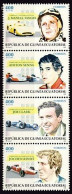 Guinea Ecuatorial 210/13 1996 Campeones Automovilísticos MNH - Otros & Sin Clasificación