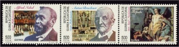 Guinea Ecuatorial 214/16 1996 Efemérides Nobel Bruckner Tiépolo MNH - Sonstige & Ohne Zuordnung