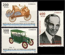 Guinea Ecuatorial 171/73 1993 Homenaje A Henry Ford MNH - Autres & Non Classés