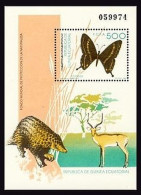 Guinea Ecuatorial 158 1992 Naturaleza HB MNH - Sonstige & Ohne Zuordnung