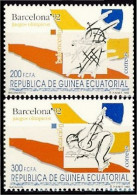 Guinea Ecuatorial 149/50 1992 Juegos Olímpicos Barcelona 92 MNH - Otros & Sin Clasificación