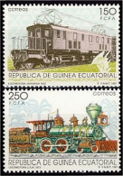 Guinea Ecuatorial 146/47 1991 Ferrocarriles MNH - Sonstige & Ohne Zuordnung