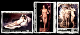 Guinea Ecuatorial 136/38 1991 Grandes Maestros De La Pintura - Otros & Sin Clasificación