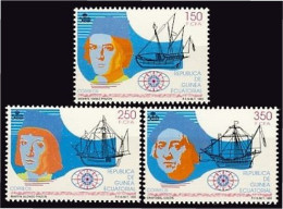 Guinea Ecuatorial 143/45 1991 V Centenario Del Descubrimiento De América MNH - Autres & Non Classés