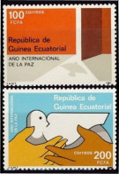 Guinea Ecuatorial 92/93 1987 Año Internacional De La Paz MNH - Otros & Sin Clasificación