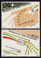 Guinea Ecuatorial 94/95 1987 Día Mundial Del Sello MNH - Sonstige & Ohne Zuordnung