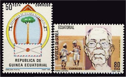 Guinea Ecuatorial 69/70 1985 Homenaje Al Primer Cartero MNH - Otros & Sin Clasificación