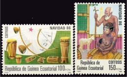 Guinea Ecuatorial 87/88 1986 Navidad 86 MNH - Sonstige & Ohne Zuordnung