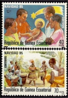 Guinea Ecuatorial 71/72 1985 Navidad 85 MNH - Autres & Non Classés
