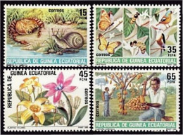 Guinea Ecuatorial 73/76 1985 Protección De La  Naturaleza MNH - Autres & Non Classés