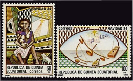 Guinea Ecuatorial 63/64 1984 Navidad 84 MNH - Autres & Non Classés