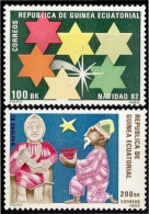 Guinea Ecuatorial 43/44 1983 Navidad 1982 MNH - Autres & Non Classés