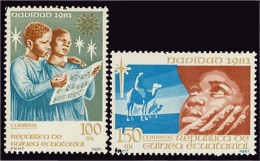 Guinea Ecuatorial 30/31 1981 Navidad 81 MNH - Autres & Non Classés