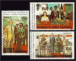 Guinea Ecuatorial 27/29 1981 Viaje S.S.M.M. Los Reyes De España MNH - Autres & Non Classés