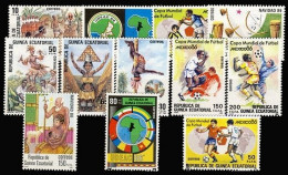 Guinea Ecuatorial Año Completo Year Complete 1986 MNH - Autres & Non Classés