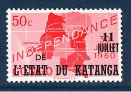 Katanga, **, Yv 41, Mi 41, - Katanga