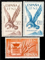 Ifni 215/17 1965  Día Del Sello Escudo Aguila Fauna Coat MNH - Ifni