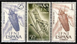 Ifni 200/02 1964  Día Del Sello Insectos. MNH - Ifni