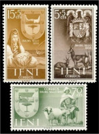 Ifni 132/34 1956  Día Del Sello Escudos Coat MNH - Ifni