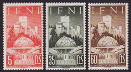 Ifni 86/88 1952   IV Centenario De León El Africano MNH - Ifni
