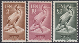 Ifni 83/85 1952 Día Del Sello Fauna Ave Bird  MNH - Ifni