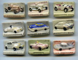 FEVES - FEVE - SERIE  LES BOLIDES DES 24 H DU MANS 1998 - MH - LOT DE 9 - Regio's