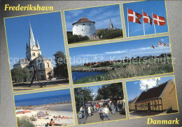 72460851 Frederikshavn Partier Kirche Turm Panorama Strand Fussgaengerzone Frede - Danemark