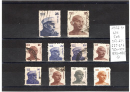 INDE 1976-91 YT N° 481-509 Et Suivants Oblitérés - Used Stamps