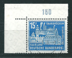 Saar MiNr. 446 Bogenecke, Vollstempel   (sab12) - Gebruikt