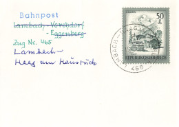 Bahnpost (R.P.O./T.P.O) Lambach-Haag Am Hausruck [Ausschnitt] (AD3088) - Storia Postale