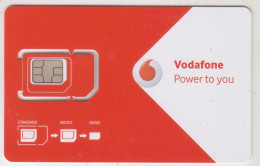 ROMANIA - Power To You (With SIM Images), Vodafone GSM Card, Mint - Roemenië