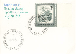 Bahnpost (R.P.O./T.P.O) Radkersburg-Spielfeld Strass [Ausschnitt] (AD3091) - Covers & Documents