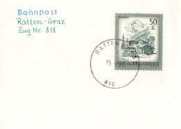 Bahnpost (R.P.O./T.P.O) Ratten-Graz [Ausschnitt] (AD3092) - Covers & Documents