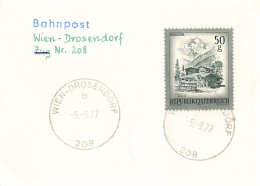 Bahnpost (R.P.O./T.P.O) Wien-Drosendorf [Ausschnitt] (AD3093) - Briefe U. Dokumente