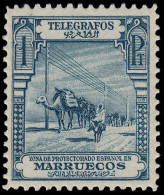 Marruecos Morocco  Telégrafos T-29 1928 1ª Serie Telégrafos Marroquí MH - Spaans-Marokko