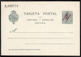 Marruecos Morocco Entero Postal 10 1915 Alfonso XIII - Marocco Spagnolo