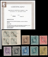 Marruecos 1908 14/22 Sellos De España Habilitados MNH - Maroc Espagnol