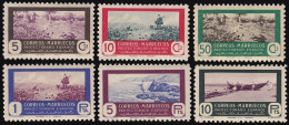 Marruecos Morroco  330/35 1951 Caza Y Pesca  MNH - Spanish Morocco