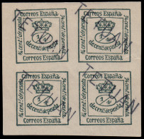 Marruecos Morocco 14 1908 Sellos De España MH Bl.4 - Marruecos Español