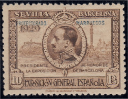 Marruecos Morocco 131 1929 Expo Sevilla Barcelona MNH - Marocco Spagnolo