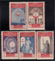 Marruecos Morocco 275/79 1947 Pro Tuberculosis MNH - Spaans-Marokko