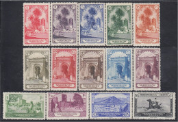 Marruecos Morocco 105/18 1928 Paisajes Y Monumentos Landscapes And Monuments M - Maroc Espagnol