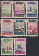 Marruecos Morocco 297/04 1949 Paisajes Y Avión Landscapes Plane MNH - Marocco Spagnolo