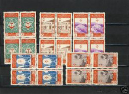 Marruecos  270/74 1946 Pro Tuberculosos 1946 Bl.4  MNH - Maroc Espagnol