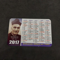 Calendarietto Calendrier 2017. Pontificie Opere Missionarie. Ordinariato Militare In Italia. Condizioni Eccellenti. - Tamaño Pequeño : 2001-...