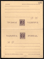 Puerto Rico EP 15 1898 Entero Postal Alfonso XIII Doble - Puerto Rico