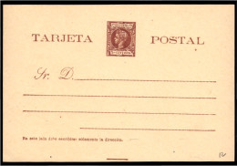Puerto Rico EP 12 1898 Entero Postal Alfonso XIII - Puerto Rico