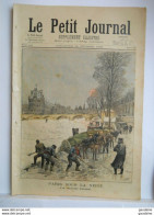 Le Petit Journal N°223 - 24 Février 1895 - PARIS SOUS LA NEIGE THEATRE DES VARIETES CHILPERIC - Le Petit Journal